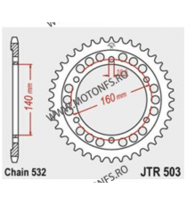 JT - Foaie (spate) JTR503, 45 dinti -KAWASAKI	1000	ZX-10 1000 Tomcat	1988 - 1990 114-771-45  JT Foi Spate 170,00 lei 170,00 l...
