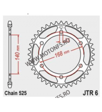 JT - Foaie (spate) JTR6, 42 dinti - BMW F800 GS /ABS	2008 - 2017 F800 GS Adventure	2013 - 2018 115-575-42-1/115-575-42  JT Fo...