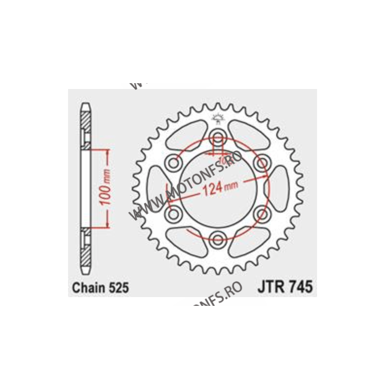 JT - Foaie (spate) JTR745, 37 dinti - DUCATI	916	916 Monster S4	2001 - 2003 115-561-37  JT Foi Spate 117,00 lei 117,00 lei 98...