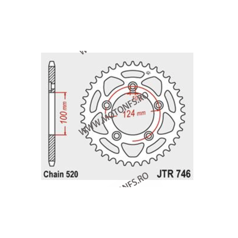 JT - Foaie (spate) JTR746, 44 dinti - DUCATI	899	899 Panigale	2013 - 2015 115-456-44  JT Foi Spate 141,00 lei 141,00 lei 118,...