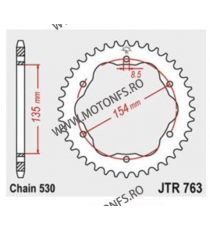 JT - Foaie (spate) JTR761, 43 dinti - Ducati - cu Adaptor 110-003 / 110-004 115-693-40  JT Foi Spate 170,00 lei 170,00 lei 14...