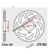 JT - Foaie (spate) JTR803, 45 dinti - SUZUKI	125	GSX-S/R 125	2017 - 2021 113-347-45  JT Foi Spate 93,00 lei 93,00 lei 78,15 l...