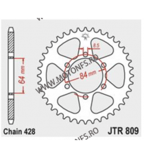 JT - Foaie (spate) JTR809, 53 dinti - SUZUKI DR125 S	1985 - 1993/ DR125 SE 1994 - 2002 113-369-53  JT Foi Spate 102,00 lei 10...