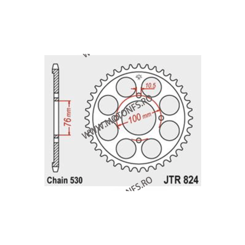 JT - Foaie (spate) JTR824, 40 dinti - SUZUKI	500	RG500 Gamma	1986 - 1987 113-642-40  JT Foi Spate 151,00 lei 151,00 lei 126,8...