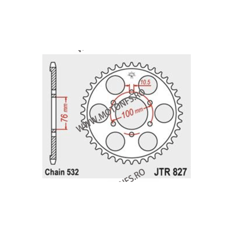 JT - Foaie (spate) JTR827, 42 dinti - SUZUKI	1100	GSX-R 1100	1993 - 1994 113-764-42  JT Foi Spate 161,00 lei 161,00 lei 135,2...