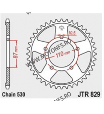 JT - Foaie (spate) JTR829, 42 dinti - RF600 F /R	1996 - 1996 GSX-R 750	1985 - 1987 113-651-42  JT Foi Spate 141,00 lei 141,00...