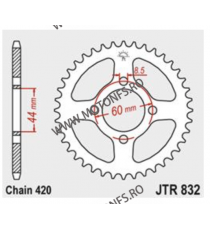 JT - Foaie (spate) JTR832, 42 dinti - YAMAHA	50	RD50	1975 - 1984 112-241-42  JT Foi Spate 64,00 lei 64,00 lei 53,78 lei 53,78...