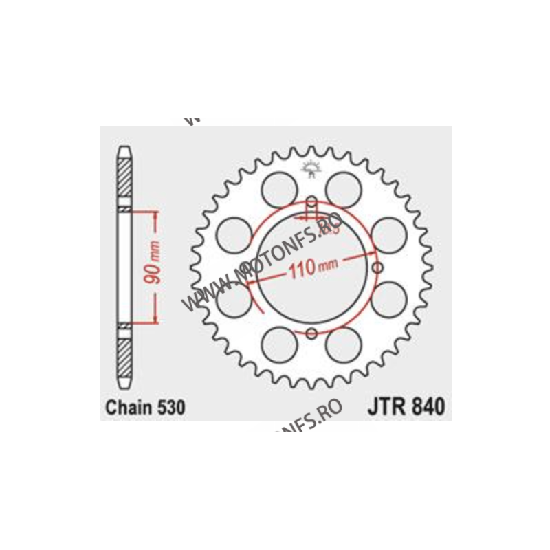 JT - Foaie (spate) JTR840, 38 dinti - XS400DOHC 112-645-38  JT Foi Spate 117,00 lei 117,00 lei 98,32 lei 98,32 lei