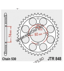 JT - Foaie (spate) JTR848, 39 dinti -YAMAHA RD250 (LC) 1973-1979 YAMAHA	350	RD350 LC	1980 - 1982 112-647-39  JT Foi Spate 141...