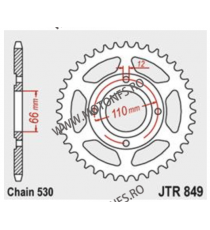 JT - Foaie (spate) JTR849, 38 dinti - YAMAHA	400	RD400	1976 - 1977 112-643-38  JT Foi Spate 136,00 lei 136,00 lei 114,29 lei ...