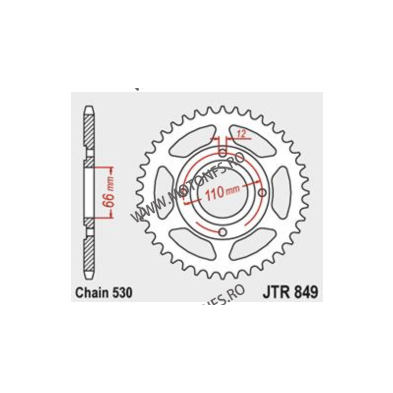 JT - Foaie (spate) JTR849, 38 dinti - YAMAHA	400	RD400	1976 - 1977 112-643-38  JT Foi Spate 136,00 lei 136,00 lei 114,29 lei ...