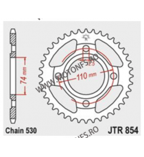JT - Foaie (spate) JTR854, 36 dinti - YAMAHA	400	XS400 SE	1980 - 1983 112-644-36  JT Foi Spate 131,00 lei 131,00 lei 110,08 l...