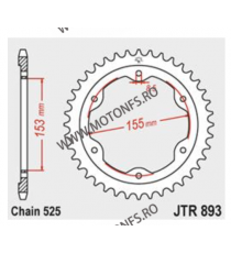 JT - Foaie (spate) JTR893, 38 dinti - KTM	1290	Super Duke 1290 R	2014 - 2015 KTM	1290	Super Duke 1290 R / GT	2016 - 2021 115-...