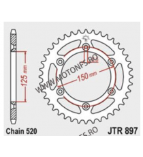 JT - Foaie (spate) JTR897, 41 dinti - KTM KTM	799	Duke 790	2018 - 2021 KTM	890	Duke 890 R	2020 - 2021 115-464-41  JT Foi Spat...