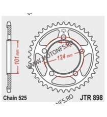 JT - Foaie (spate) JTR898, 37 dinti - KTM RC8 1190	2008 - 2011 115-557-37  JT Foi Spate 131,00 lei 131,00 lei 110,08 lei 110,...