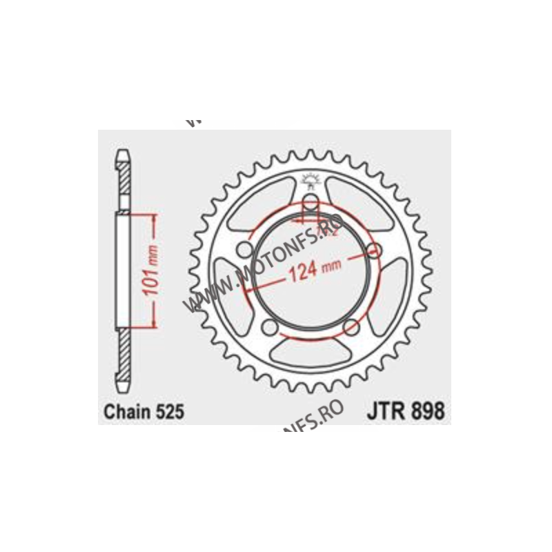 JT - Foaie (spate) JTR898, 37 dinti - KTM RC8 1190	2008 - 2011 115-557-37  JT Foi Spate 131,00 lei 131,00 lei 110,08 lei 110,...