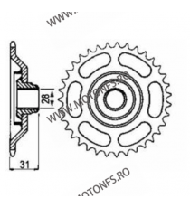 JT - Foaie (spate), 40 dinti APRILIA	50	RS50 Extrema / Replica / Chesterfield	1993 - 1998 116-104-40  JT Foi Spate 146,00 lei...