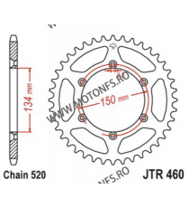 JT - Foaie MX (spate) JTR460, 50 dinti - KAWASAKI KX125 KLX250 R KLX300 R KX450 F KLX450 R 114-468-50-3  JT Foi Spate 127,00 ...