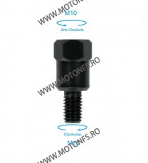 Adaptor Oglinda / Suruburi Oglinda Prelungire De La M10 Stanga La M10 Filet Dreapta BYBEQ BYBEQ  Suport Adaptor Oglinzi 15,00...