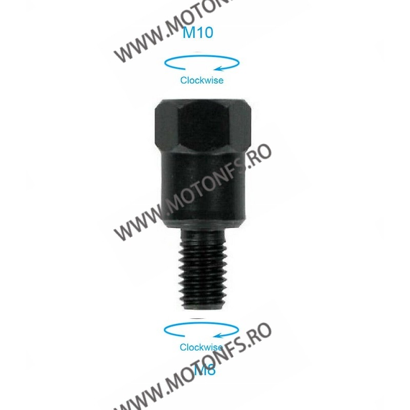 Adaptor Oglinda / Suruburi Oglinda Prelungire De La M10 Dreapta La M8 Filet Dreapta 2NSDT 2NSDT  Suport Adaptor Oglinzi 15,00...