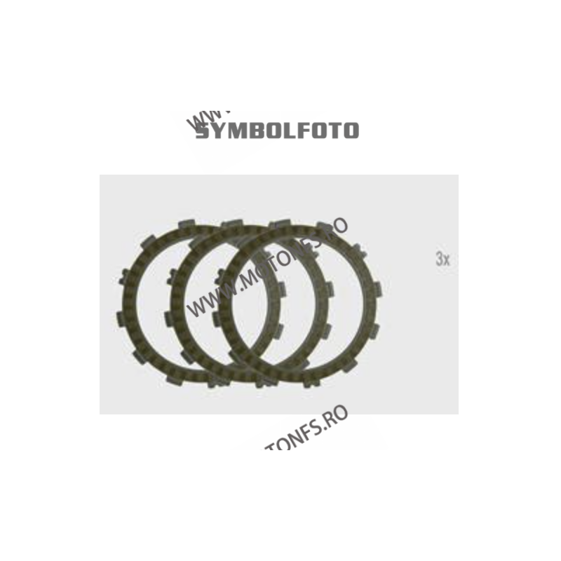 MB50 1980 - 1984 MT50 1980 - 1982 NSR50 FJ/FK/SK 1989 - 1996 CRF80 2004 - 2013 Set 3 Pcs Placi De Frictiune Ambreiaj F.C.C. 0... MB50 1980 - 1984 MT50 1980 - 1982 NSR50 FJ/FK/SK 1989 - 1996 CRF80 2004 - 2013 Set 3 Pcs Placi De Frictiune Ambreiaj F.C.C. 0...