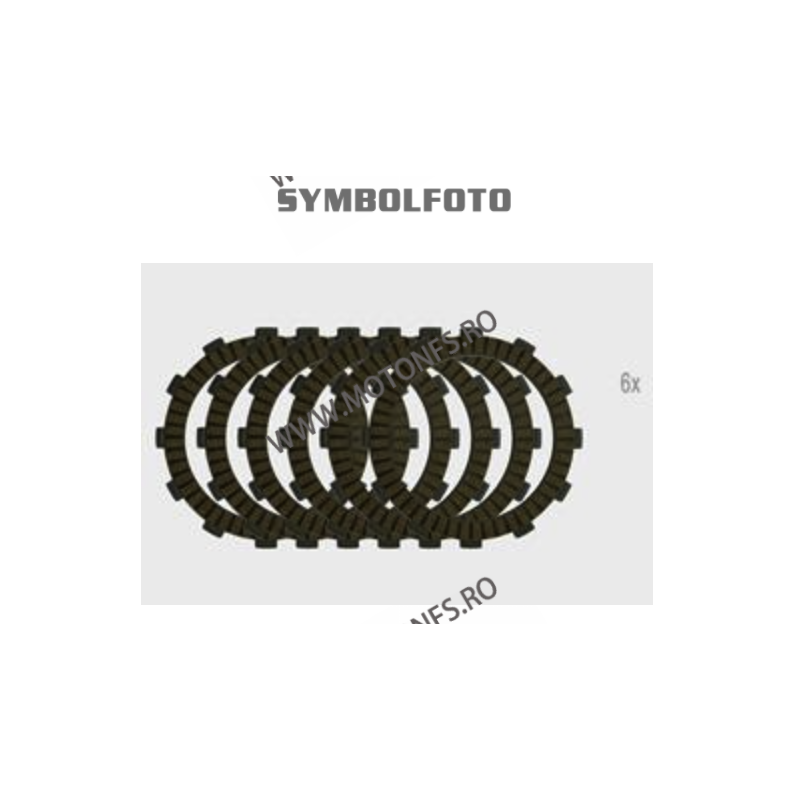 CB250 Nighthawk CMX250 Rebel CMX250/CB250 R Rebel Set 6 Pcs Placi De Frictiune Ambreiaj F.C.C. 041-22 F.C.C. Clutch Technolog...