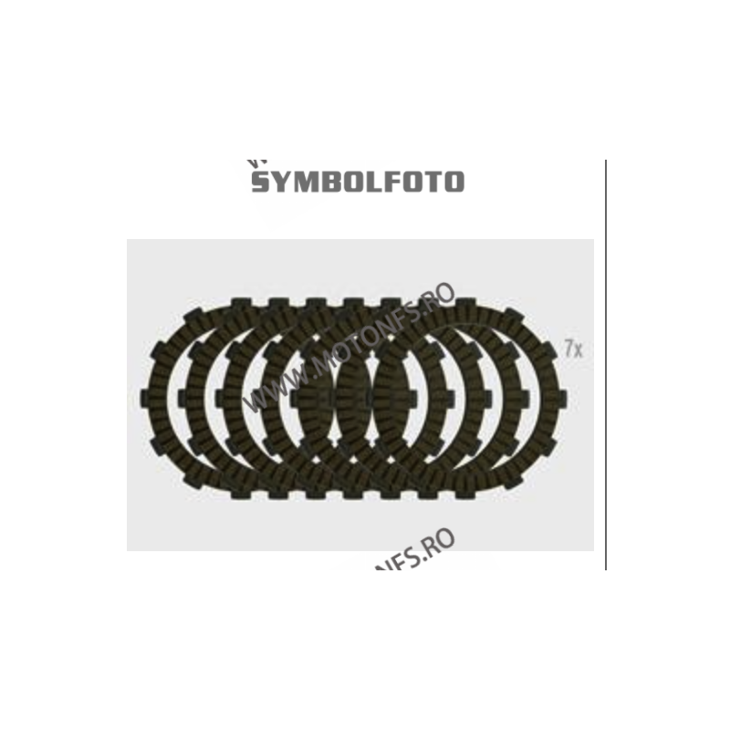 CB500 /F /T	1971 - 1976 Set 7 Pcs Placi De Frictiune Ambreiaj F.C.C. 041-23 F.C.C. Clutch Technology Placi Ambreiaj F.C.C. Cl...