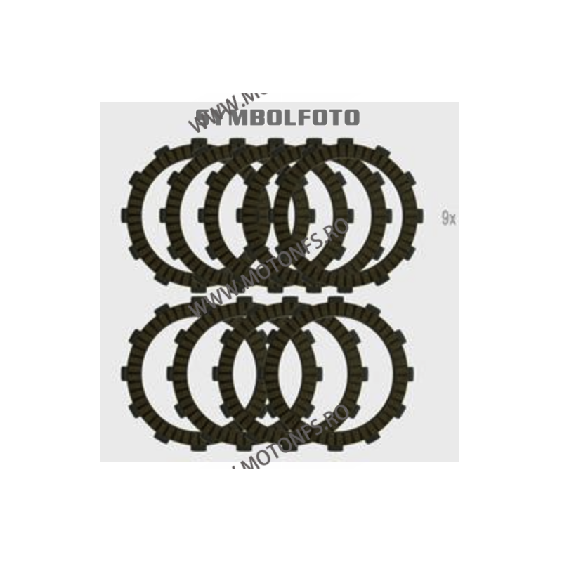 VF500 F/F2 Interceptor	1984 - 1986 Set 9 Pcs Placi De Frictiune Ambreiaj F.C.C. 041-32 F.C.C. Clutch Technology Placi Ambreia...