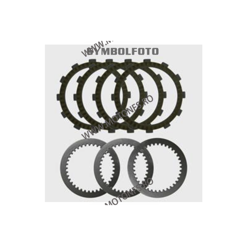 CRF100	2004 - 2013 XR100 R	1985 - 2004 Set 4 Pcs Placi De Frictiune / 3 Pcs Lamele Metalice Ambreiaj F.C.C. 041-641 F.C.C. Cl...