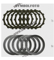 CR125 R	1987 - 1999 Set 7 Pcs Placi De Frictiune / 6 Pcs Lamele Metalice Ambreiaj F.C.C. 041-652 F.C.C. Clutch Technology Pla...