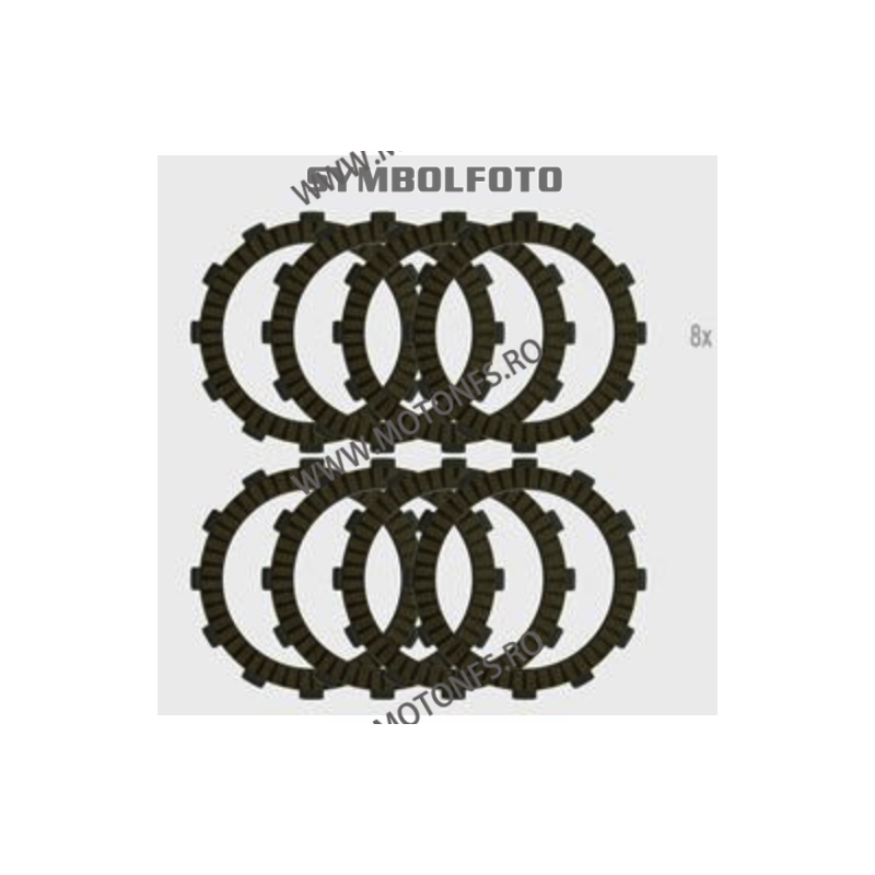 YZF600 R6	2003 - 2005 Set 8 Pcs Placi De Frictiune Ambreiaj F.C.C. 042-709 F.C.C. Clutch Technology Placi Ambreiaj F.C.C. Clu...