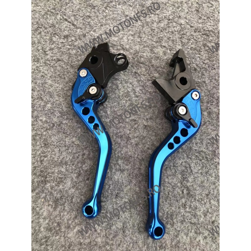 TL1000R SV1000/S GSXR1300 GSF1200 DL1000 GXS1400 GSF650 BANDIT GSX650F Suzuki Manete Scurte Ambreiaj Frana Albastru MSALBS-F1...