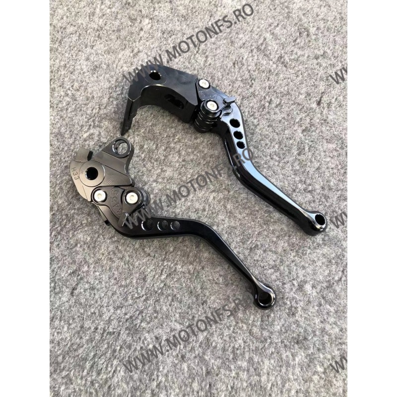 CBR1000RR 2004-2007 CB1000R 2008-2016 Manete Scurt Ambreiaj Frana Classic Negre Cu Cheieta Negru MSN-F33/H33  CBR1000RR 2004 ...