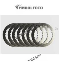 XT550 SRX600 XT600 SZR660 XTZ660 Tenere Set 7 Pcs Lamele Metalice Ambreiaj SBS 045-5212-1 SBS Placi Ambreiaj F.C.C. Clutch Te...