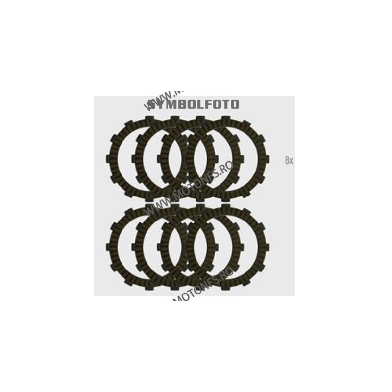 EXC250-F Enduro	2012 - 2020 EXC250-F Enduro Euro5	2021 - Set 8 Pcs Placi De Frictiune Ambreiaj Vesrah 045-713 Vesrah Placi Am...