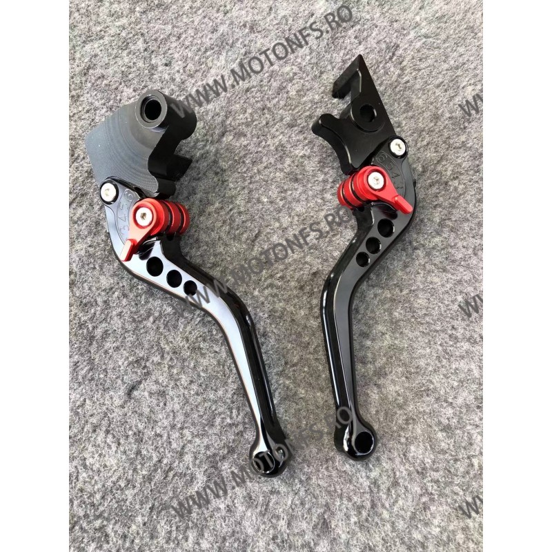 NINJA 300R VERSYS 300X NINJA 300R/Z300 NINJA 250R Z250SL Ninja 400 Kawasaki Manete Scurte Ambreiaj Frana Classic Negru MSNRO-...