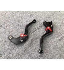 TUONO V4R / Factory 2011 - 2016 APRILIA Manete Scurte Ambreiaj Frana Classic Negru DPMG7 MSNR-DB80/V4  Manete CNC Dedicat Apr...