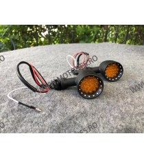 Set 2 Buc Semnale Semnalizatoare LED Cu 3 Fir Moto Cafe Racer Bobber Chopper Retro BCR2N BCR2N  Semnal Universale Cafe Racer ...