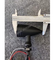 Set 2 Buc Semnale Semnalizatoare LED Cu 3 Fir Moto Cafe Racer Bobber Chopper Retro BCR2N BCR2N  Semnal Universale Cafe Racer ...