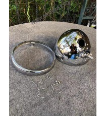 Carcasa / Suport Far Moto 7 Inchi Chrom Harley Honda Kawasaki Suzuki Yamaha ATV P63QY  Faruri Moto Universale 285,00 lei 285,...