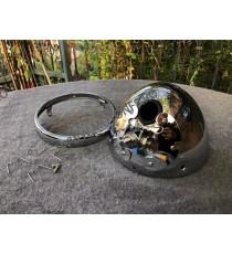 Carcasa / Suport Far Moto 7 Inchi Chrom Harley Honda Kawasaki Suzuki Yamaha ATV P63QY  Faruri Moto Universale 285,00 lei 285,...