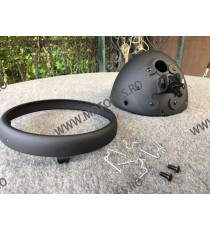 Carcasa / Suport Far Moto 7 Inchi Negru Mat Harley Honda Kawasaki Suzuki Yamaha ATV 2JIIC  Faruri Moto Universale 285,00 lei ...