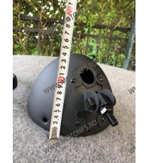 Carcasa / Suport Far Moto 7 Inchi Negru Mat Harley Honda Kawasaki Suzuki Yamaha ATV 2JIIC  Faruri Moto Universale 285,00 lei ...