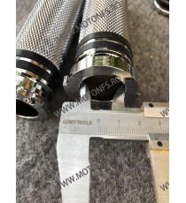 25mm Set 2 Mansoane Cu Capetele De Ghidon Cafe Racer Harley-Davidson Honda Suzuki Kawasaki Yamaha Cruiser Chopper Chrom CSKK7...