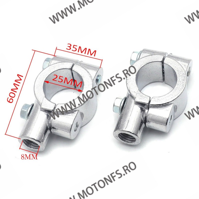 25mm Filet M8 Suport oglinda 2 bucati honda yamaha suzuki kawasaki harley cafe racer Cruiser chopper bobber custom H5XGN Sup... 25mm Filet M8 Suport oglinda 2 bucati honda yamaha suzuki kawasaki harley cafe racer Cruiser chopper bobber custom H5XGN Sup...
