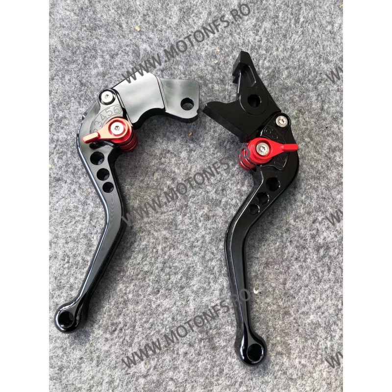 SV650/S DL650W-STROM KATANA RF600R GSF 600F GFX 650F GSXR 750R VSTROM Suzuki Manete Scurte Ambreiaj Frana Negru 1O72Y MSNRO-F...