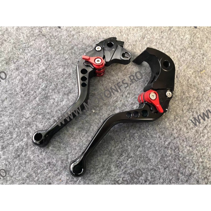 CBR1000RR 2004-2007 CB1000R 2008-2016 Manete Scurt Ambreiaj Frana Classic Negre Cu Cheieta Rosu MSNRO-F33/H33  CBR1000RR 2004...