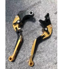 HONDA	CB600F	2007-2013 CBR600F	2011-2013 CBF600/SA	2010-2013 Manete Ambreiaj Frana PRELUNGITE RABATABILE , Pentru 3 Sau 4 Deg...