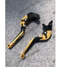 HONDA	CB600F	2007-2013 CBR600F	2011-2013 CBF600/SA	2010-2013 Manete Ambreiaj Frana PRELUNGITE RABATABILE , Pentru 3 Sau 4 Deg...