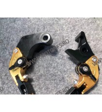 HONDA	CB600F	2007-2013 CBR600F	2011-2013 CBF600/SA	2010-2013 Manete Ambreiaj Frana PRELUNGITE RABATABILE , Pentru 3 Sau 4 Deg...